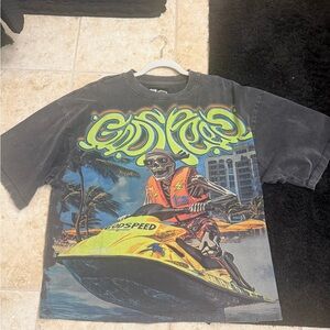 Vintage Graphic Tee - Black